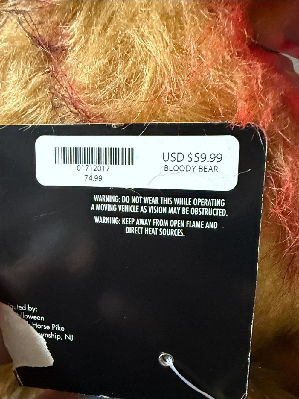 Bloody bear Mask